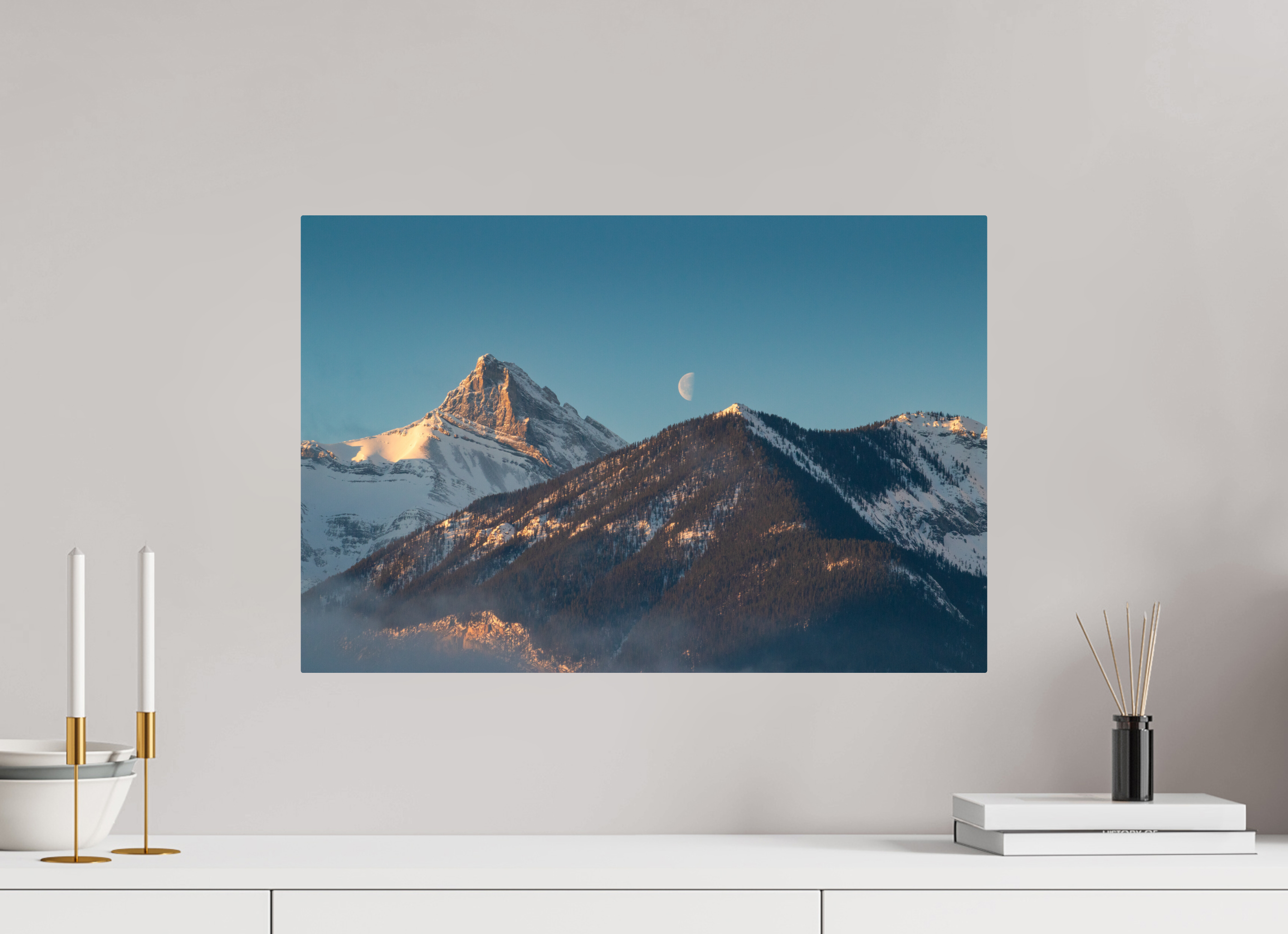 60 x 40 cm, HD Chromaluxe Alpenglow Ascent