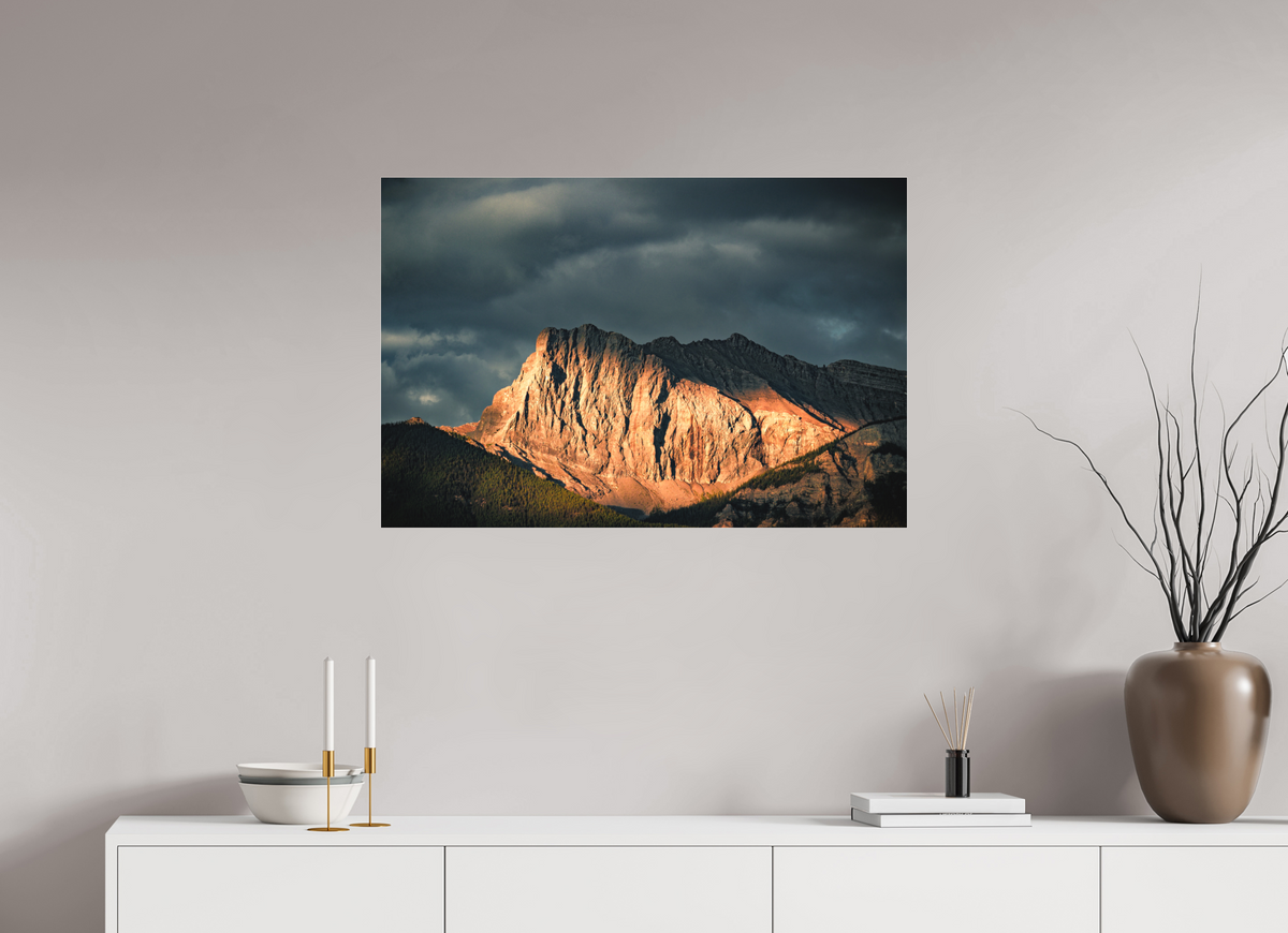 90 x 60 cm, Photo Print Under Matte Acrylic Glass Chasing Fire, Standing Tall