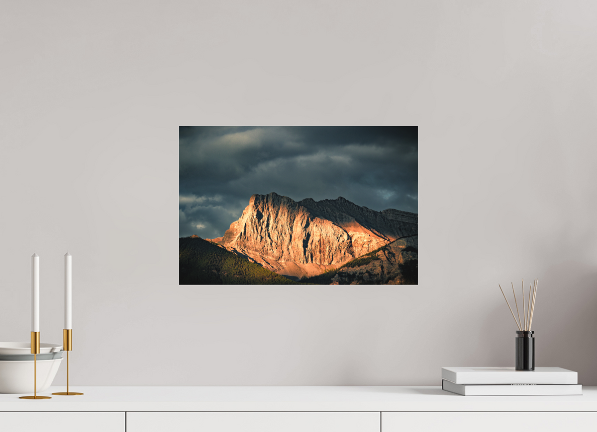 45 x 30 cm, Photo Print Under Matte Acrylic Glass Chasing Fire, Standing Tall