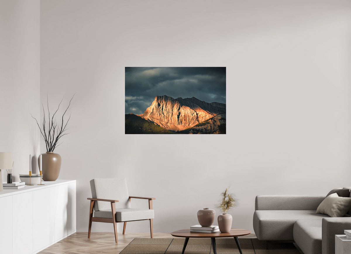 120 x 80 cm, Photo Print Under Matte Acrylic Glass Chasing Fire, Standing Tall