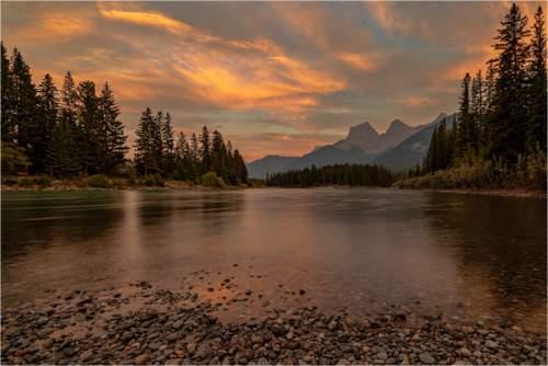 Main image Alpenglow Serenade | Canadian Rockies Fine Art Print
