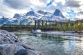 Main image Iron & Ice: Mount Rundle Railway Print