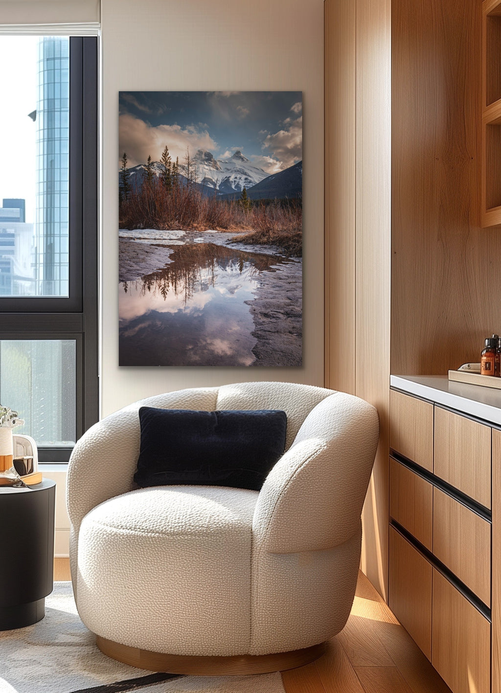 Reflection of Winter: The Three Sisters Fine Art Print