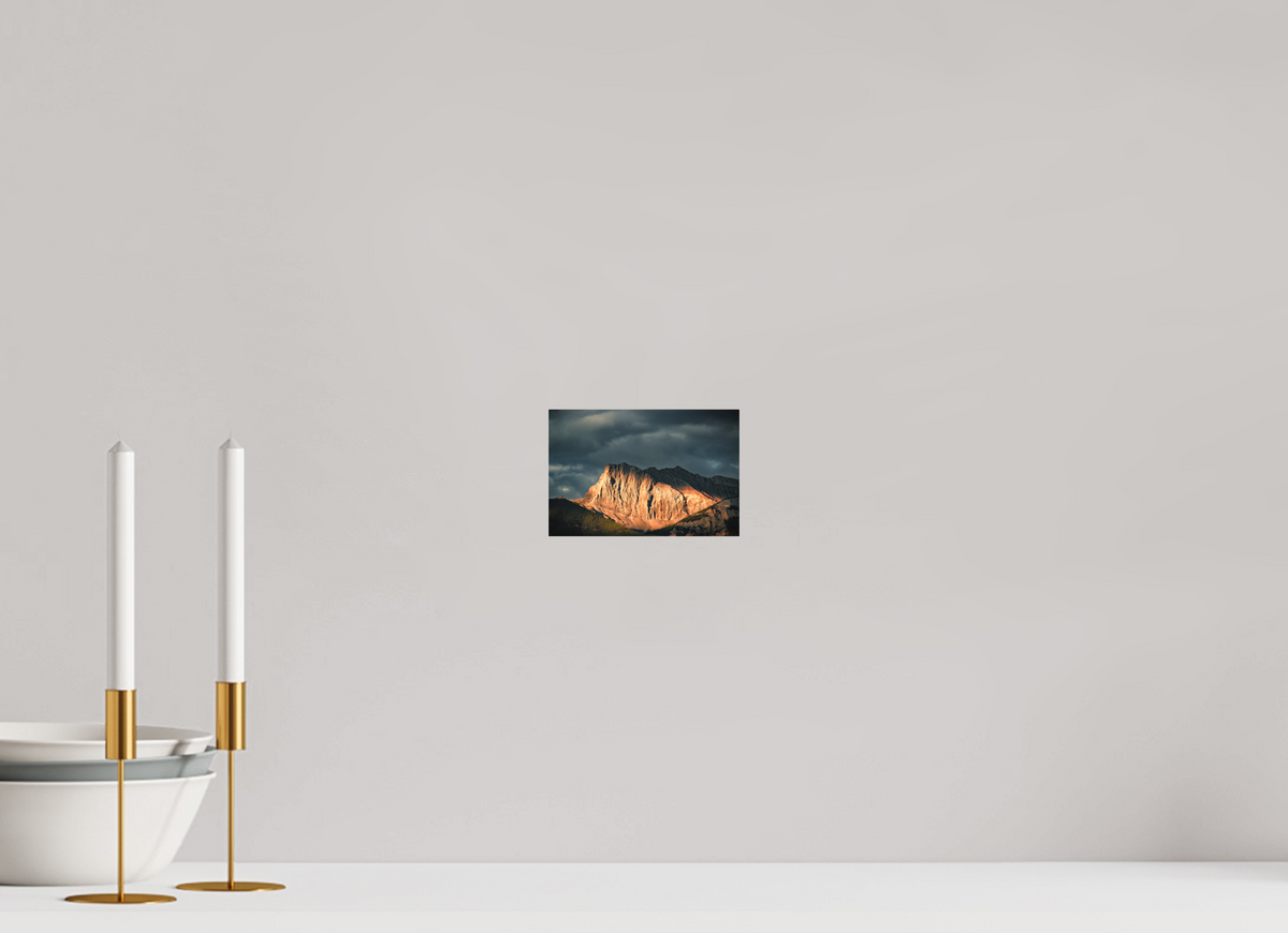 15 x 10 cm, Photo Print Under Matte Acrylic Glass Chasing Fire, Standing Tall